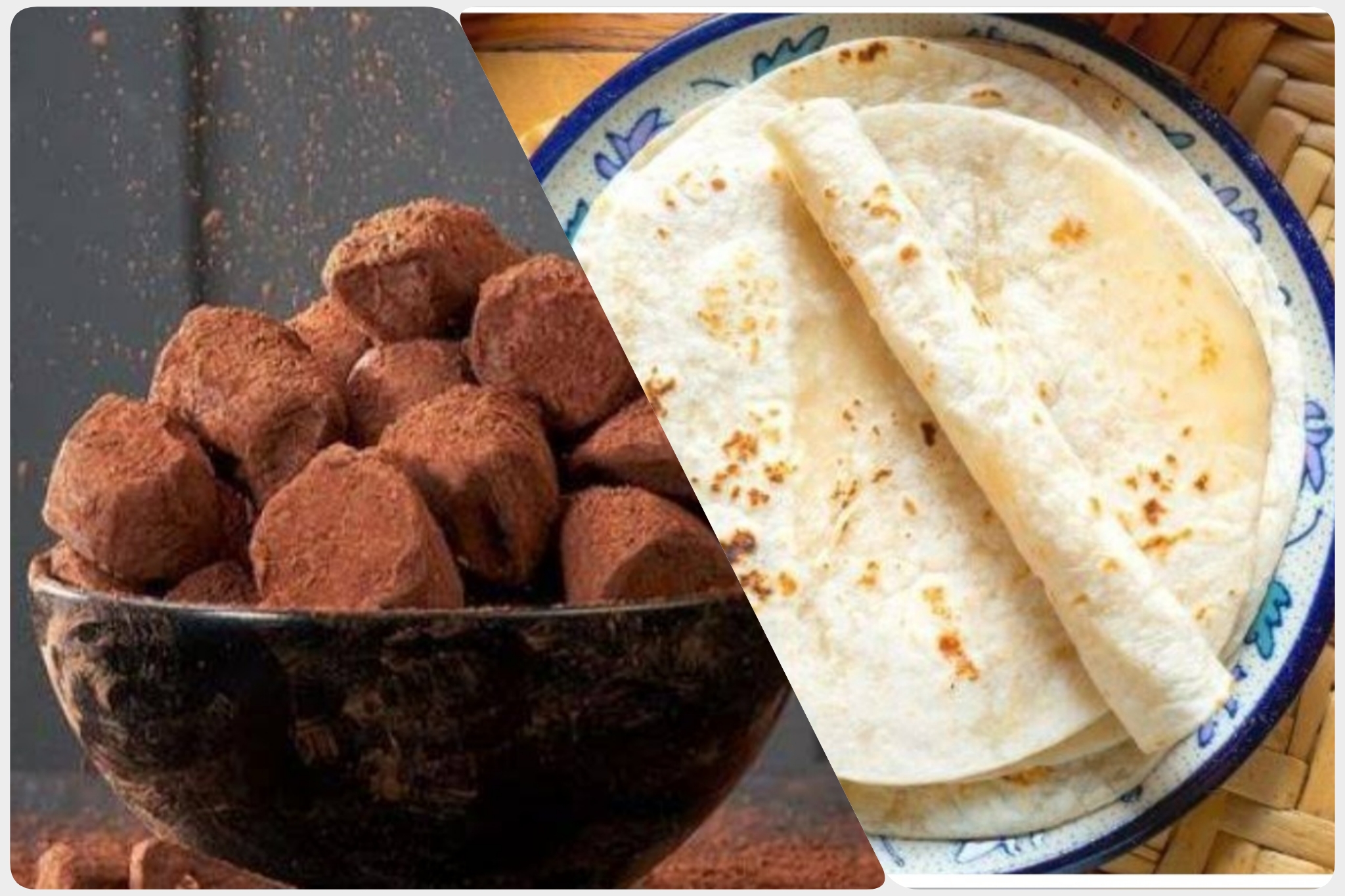 Einkorn tortillas & Chocolate Truffles